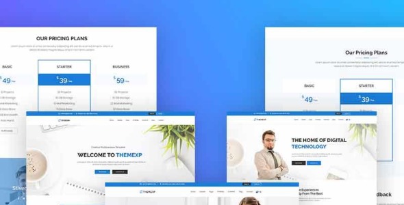 PSD шаблон на тему консалтинг