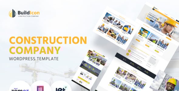 строительная компания wordpress тема