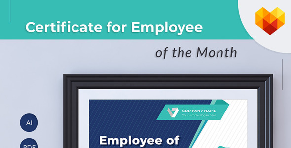 Шаблон сертификата на тему графика