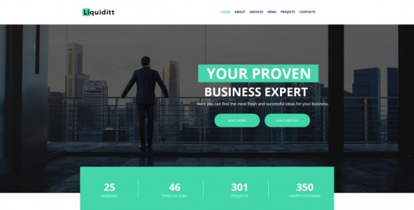 Business Consulting Moto CMS HTML Template