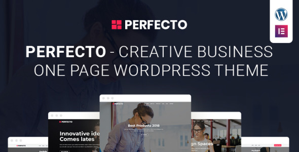 бизнес одна страница wordpress тема