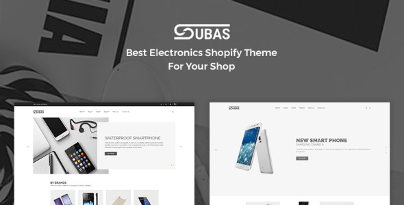 магазин электроники shopify тема