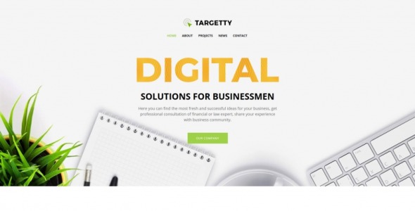 необычное рекламное агентство moto cms html шаблон