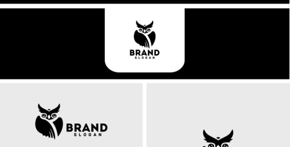 Шаблон логотипа на тему графика