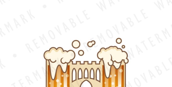 Шаблон логотипа на тему графика