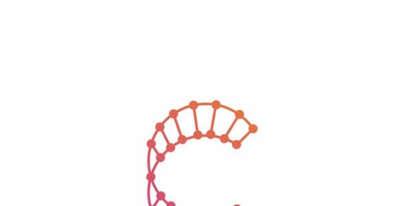 Шаблон логотипа на тему графика