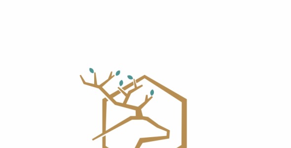 Шаблон логотипа на тему графика