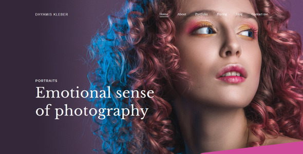 портфолио фотографа премиум шаблон moto cms 3