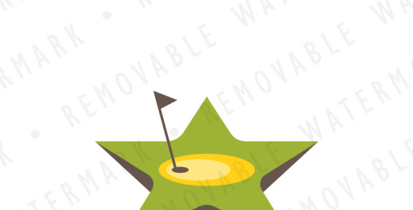 Шаблон логотипа на тему графика