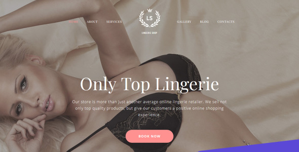 шаблон fashion lingerie moto cms 3