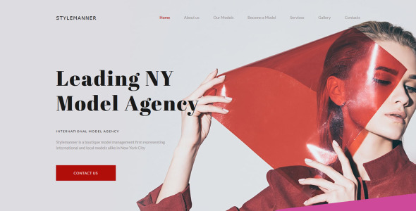 модельное агентство premium moto cms 3 шаблон