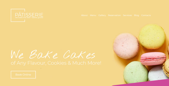 шаблон cakery moto cms 3
