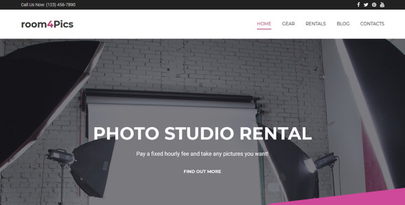 фотостудия moto cms 3 шаблон