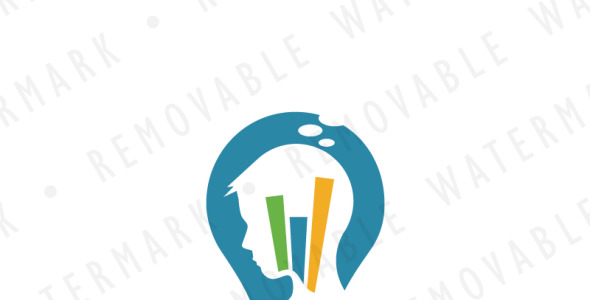 Шаблон логотипа на тему графика