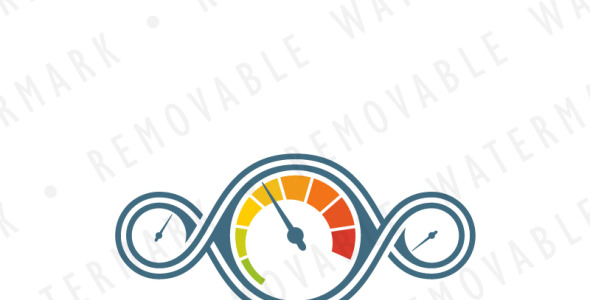 Шаблон логотипа на тему графика