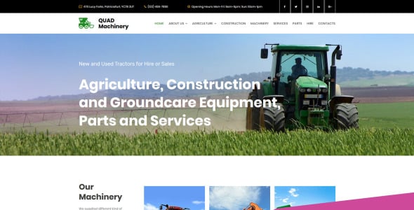 тракторная техника премиум moto cms 3 шаблон