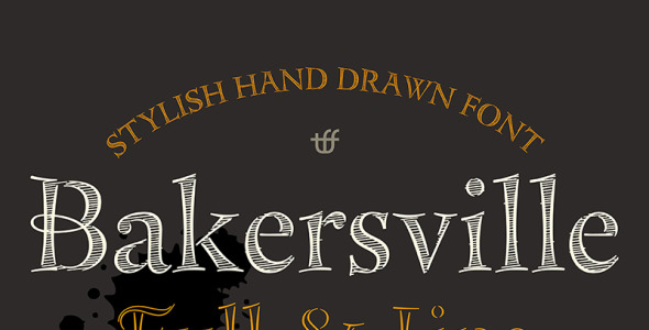 Шрифт на тему графика