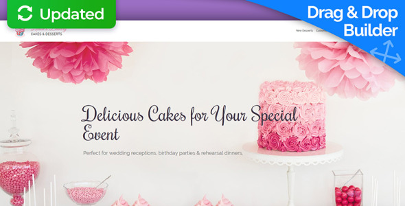 шаблон целевой страницы bakery motocms 3