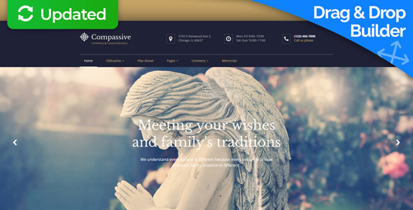 кладбище и ритуальные услуги moto cms 3 шаблон