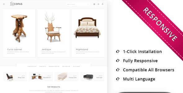 тема мебельного магазина prestashop