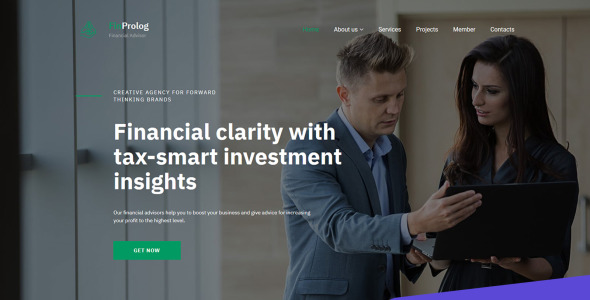 финансовый советник премиум moto cms 3 шаблон