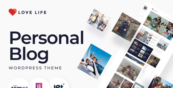 отзывчивый личный блог wordpress тема