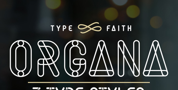 Шрифт на тему графика