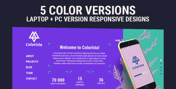 Адаптивный PSD шаблон на тему электроника