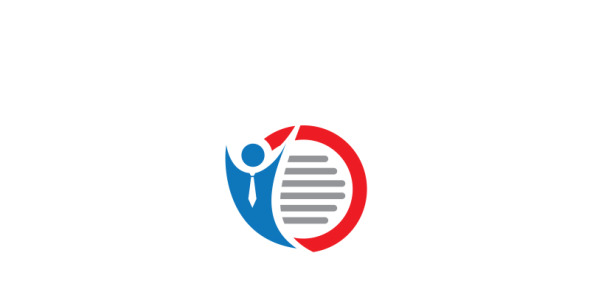 Шаблон логотипа на тему графика