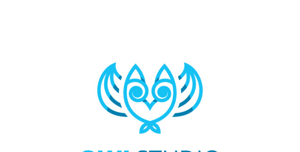 Шаблон логотипа на тему графика