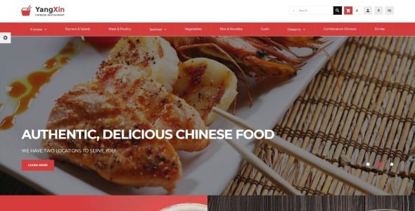 тема китайского ресторана prestashop