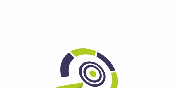 Шаблон логотипа на тему графика