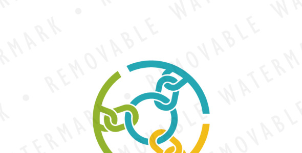 Шаблон логотипа на тему графика