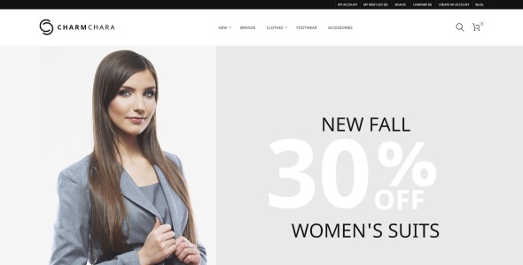 модный магазин magento theme