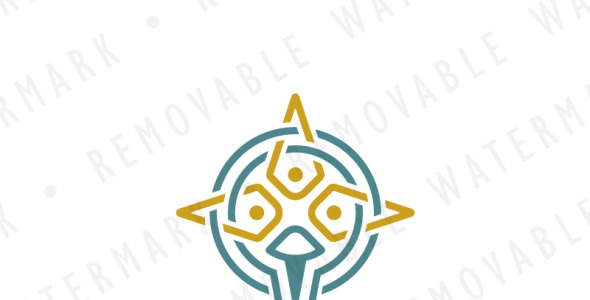 Шаблон логотипа на тему графика