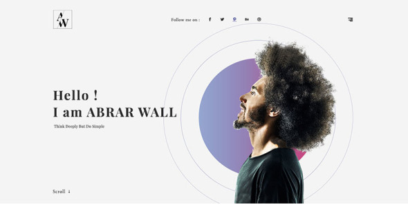 резюме html шаблон целевой страницы