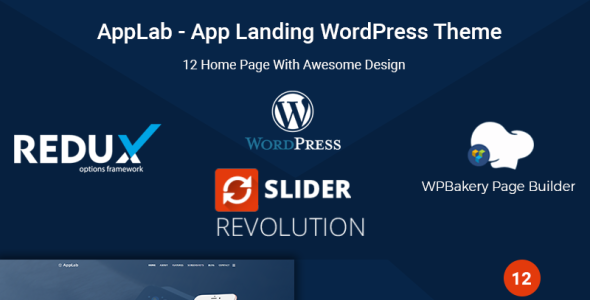 app landing wordpress тема