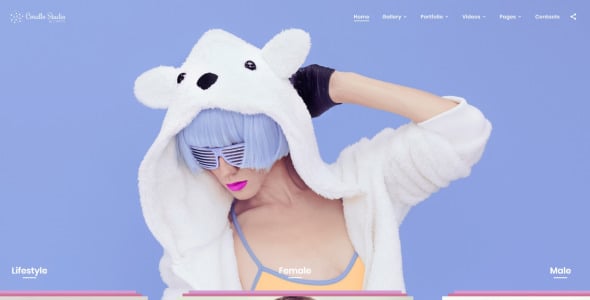 фотограф портфолио многостраничный шаблон сайта