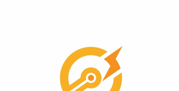 Шаблон логотипа на тему графика