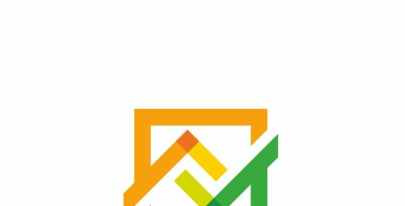 Шаблон логотипа на тему графика