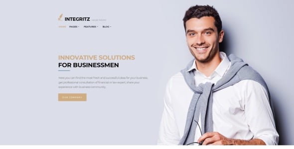 отзывчивая юридическая фирма wordpress elementor theme