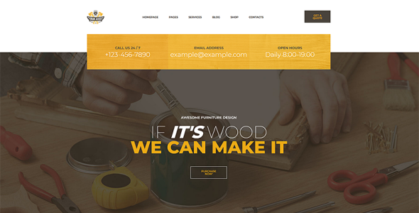 тема wordpress carpenter &amp; handyman