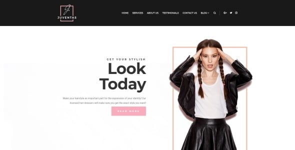 салон wordpress elementor theme