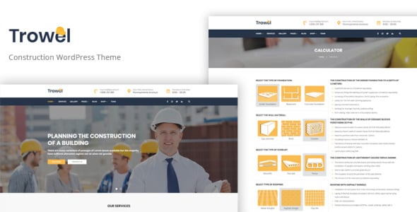 строительная тема wordpress