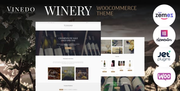 тема vinery elementor woocommerce