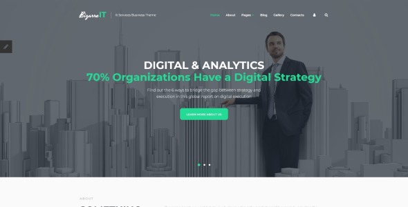 отзывчивый шаблон IT компании joomla