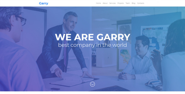 адаптивный шаблон целевой страницы для бизнеса