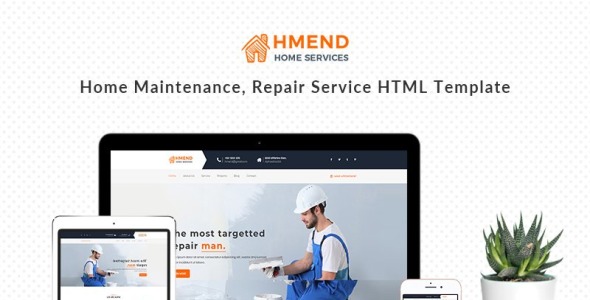 hmend – home maintenance, repair service шаблон сайта