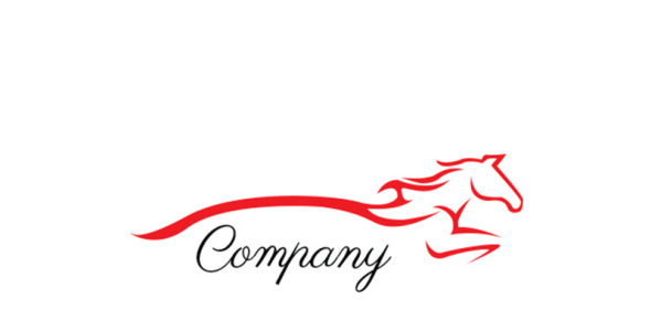 Шаблон логотипа на тему графика