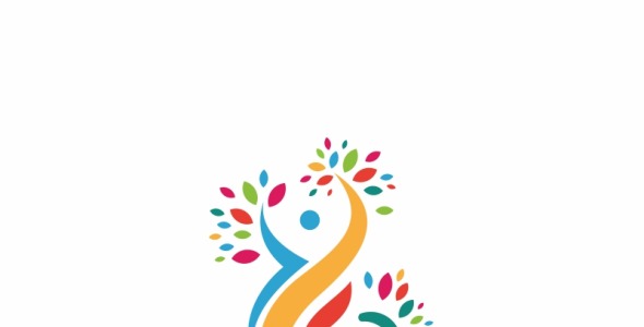 Шаблон логотипа на тему графика